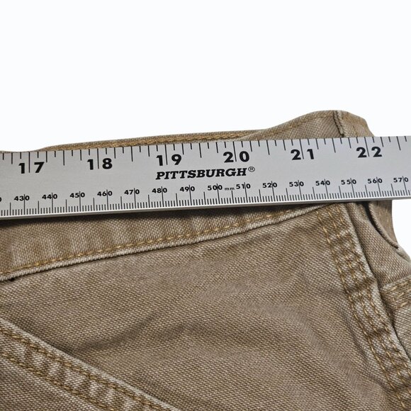 CE Schmidt Workwear Canvas Carpenter Pants Utility Tough 44" W x 31" L  Tan - Picture 9 of 16